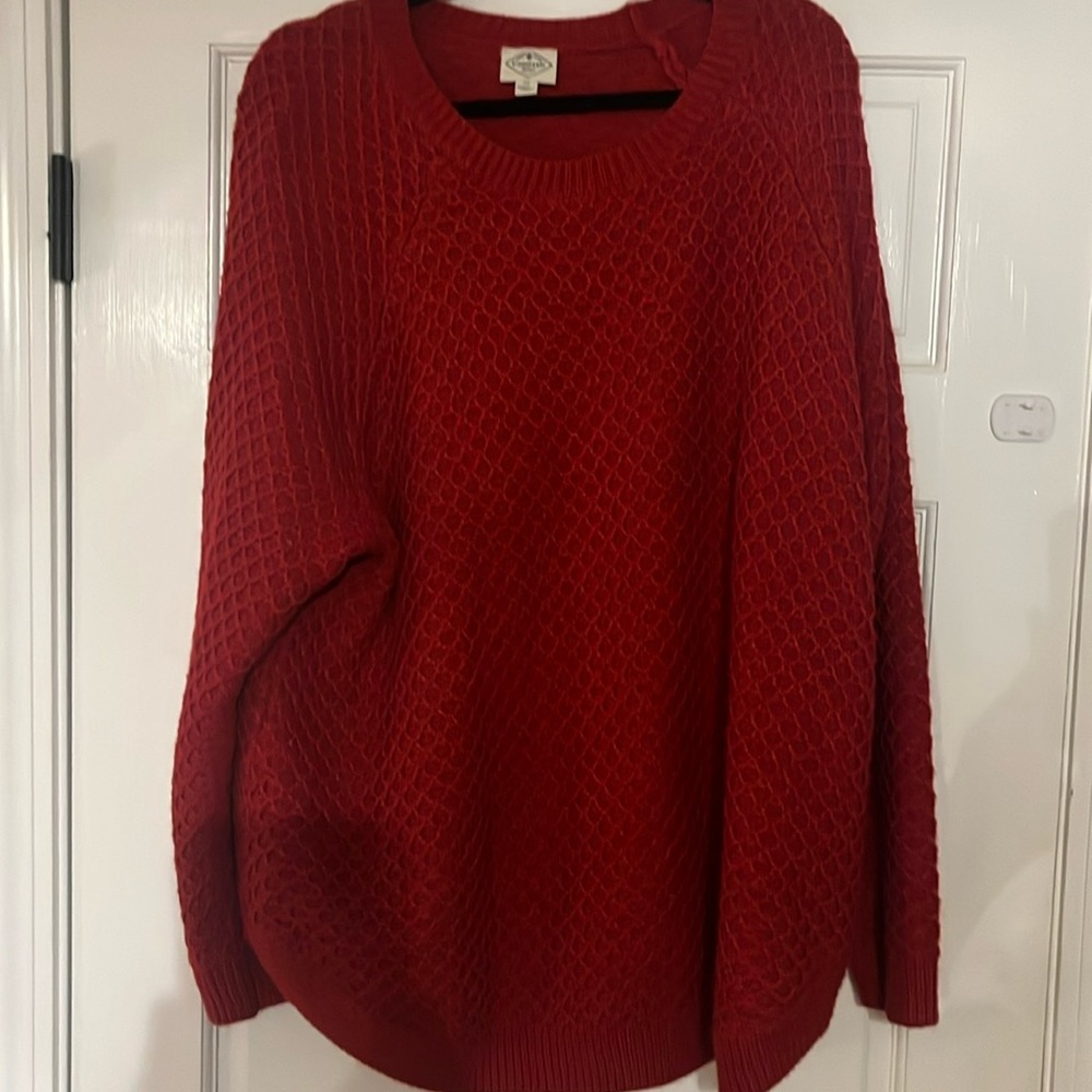 Deep Red Sweater